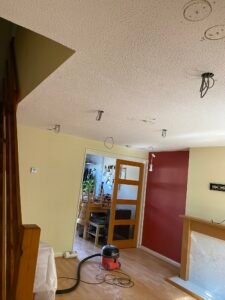 Downlights during - Titan Electrical Ltd During downlight installation