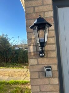 Modern outdoor lighting installed at a Cambridge property by Titan Electrical Ltd