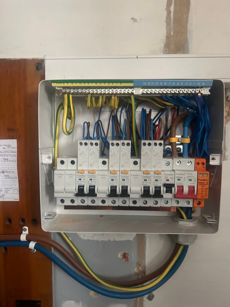 New FuseBox consumer unit installed during a consumer unit upgrade in Cherry Hinton Cambridge