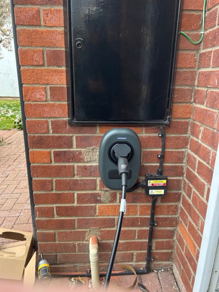 7kW Sync Energy EV charger installation in Cambridge